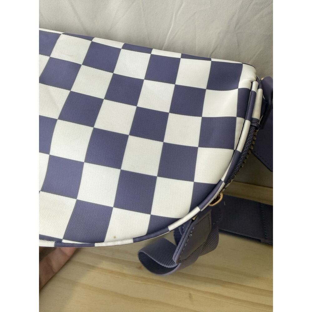 Crossbody Bags for Women Checkered Bum Bag Shoulder Bag Fanny Pack - Picture 13 of 14